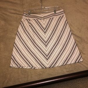 Loft Multi Colored Skirt, size 8